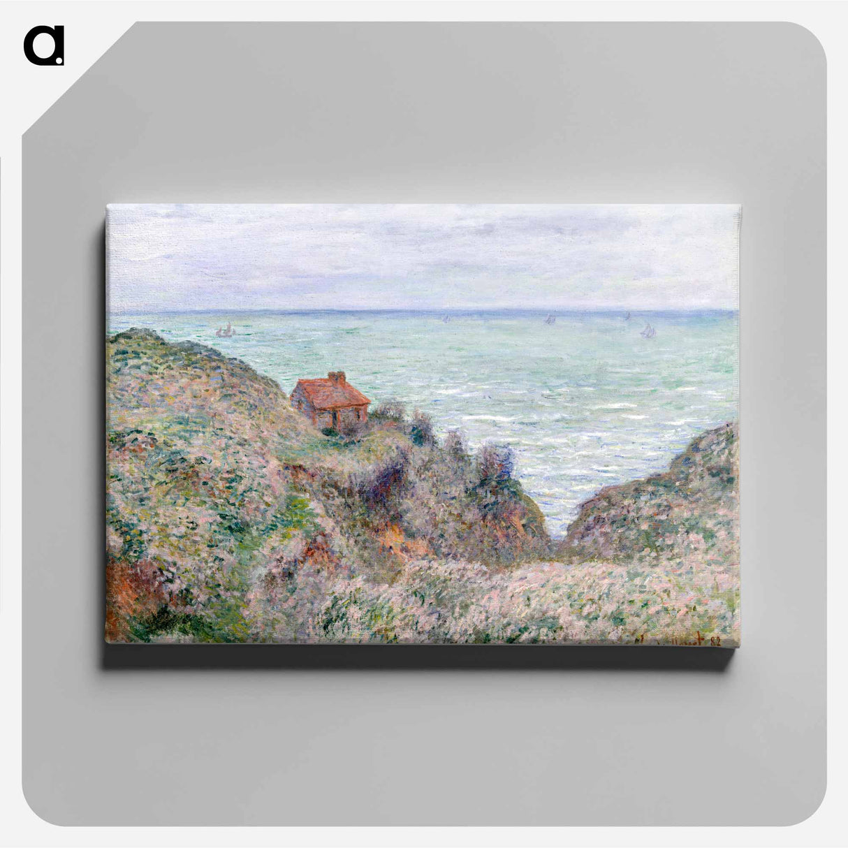 Cabin of the Customs Watch - Claude Monet Canvas.