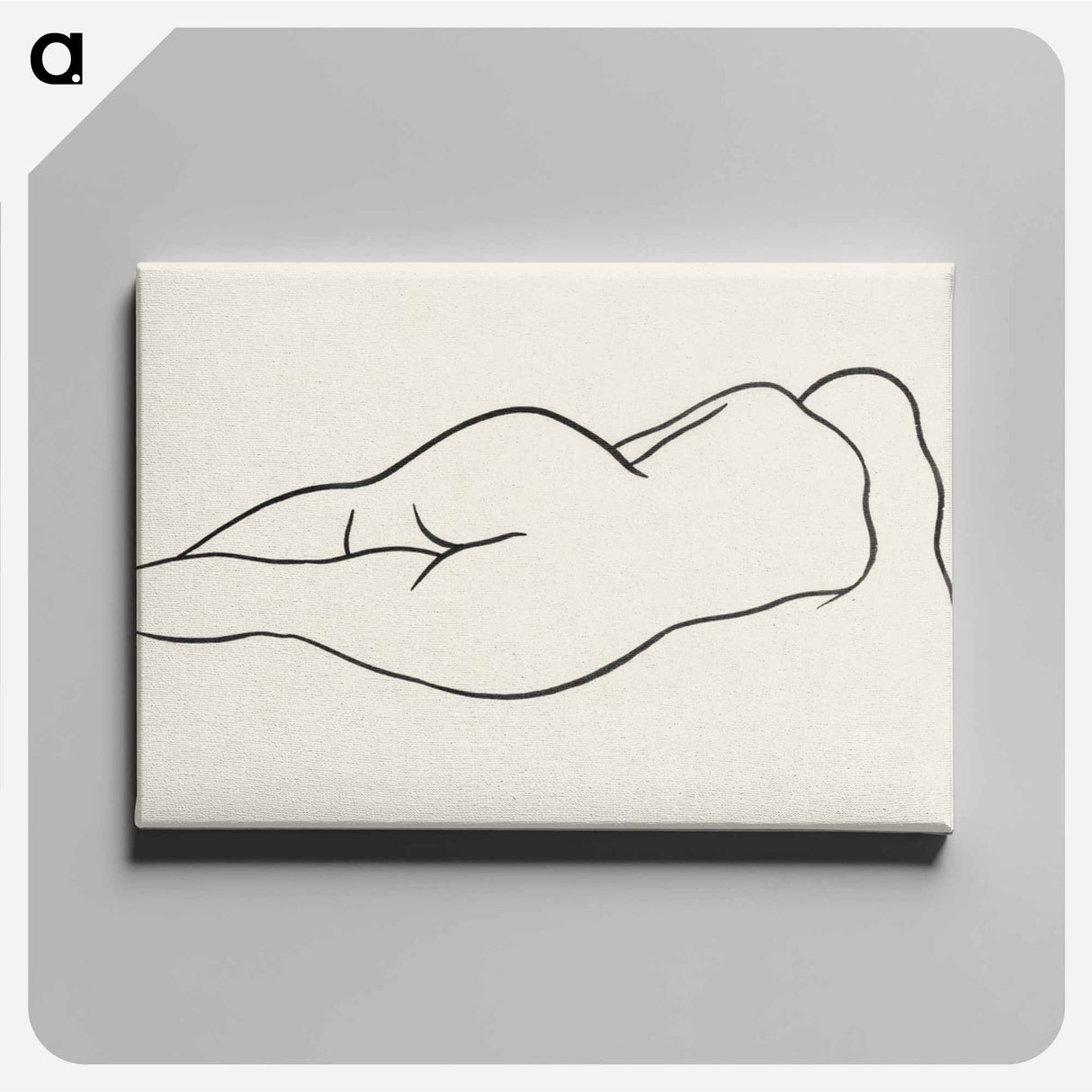 アートパネル-Reclining Nude Woman
 - クリーブランド美術館 Canvas.