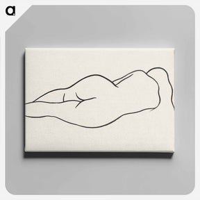 アートパネル-Reclining Nude Woman
 - クリーブランド美術館 Canvas.