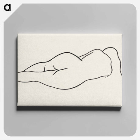 アートパネル-Reclining Nude Woman
 - クリーブランド美術館 Canvas.