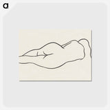 アートポストカード-Reclining Nude Woman
 - クリーブランド美術館 Postcard.
