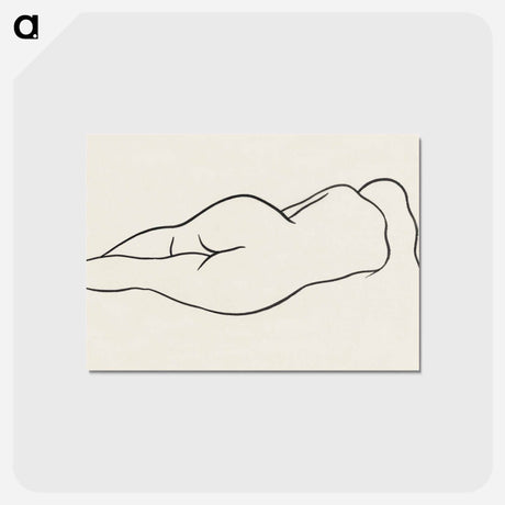 アートポストカード-Reclining Nude Woman
 - クリーブランド美術館 Postcard.