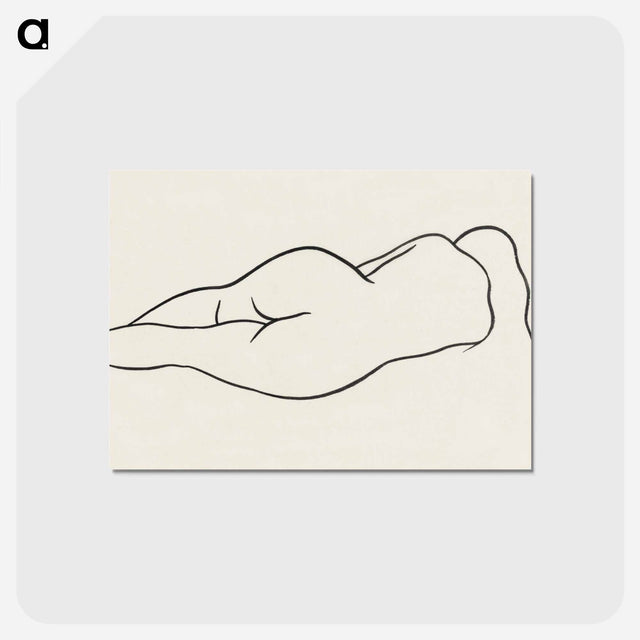 アートポストカード-Reclining Nude Woman
 - クリーブランド美術館 Postcard.