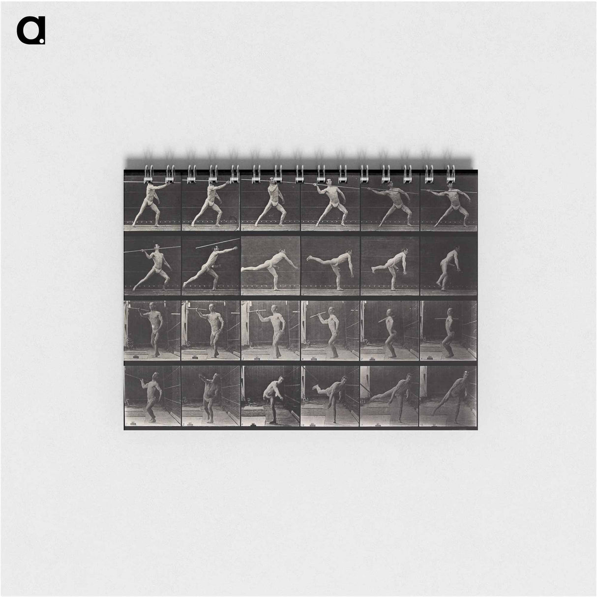 アートメモ帳-Throwing a Spear
 - エドワード マイブリッジ Memo.