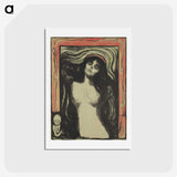 1-91_Edvard-Munch_hagaki