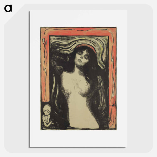 Madonna - Edvard Munch Poster.