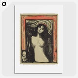 Madonna - Edvard Munch Poster.