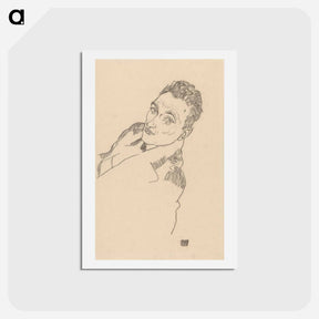 アートポストカード-Karl Grunwald - エゴン シーレ Postcard.