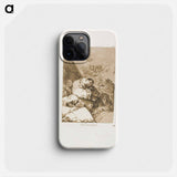 Correction, plate 46 from Los Caprichos - Francisco de Goya Phone Case.