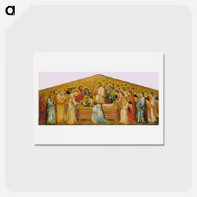 アートポストカード-The Death of the Virgin - ジョット ディ ボンドーネ Postcard.