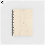 Standing female nude - グスタフ クリムト Memo.
