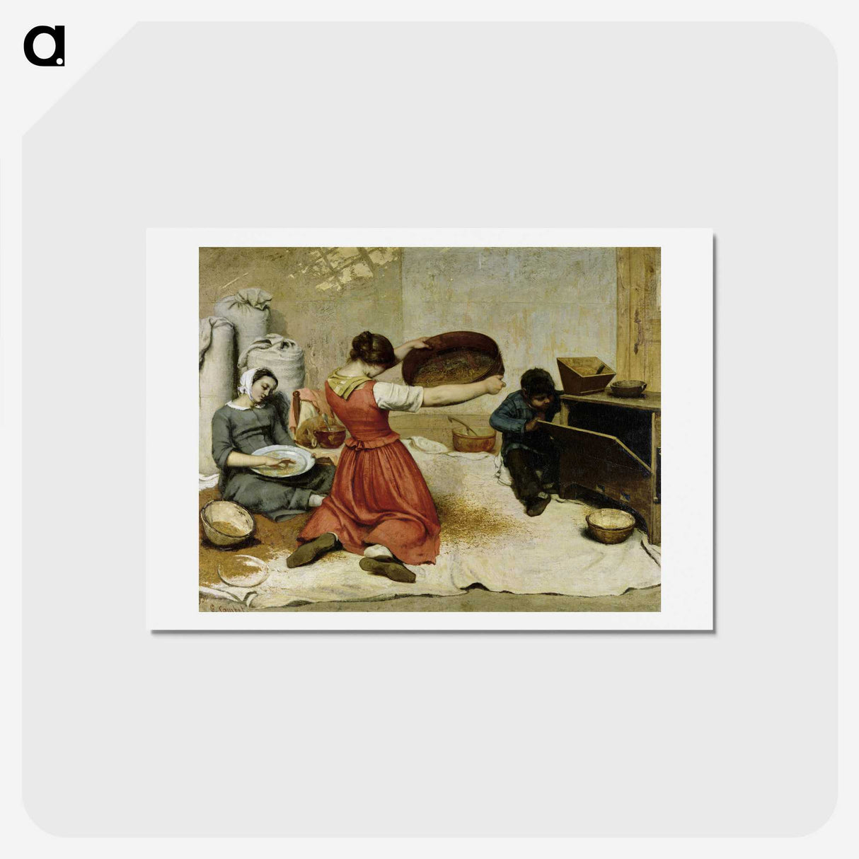 1-91_Gustave-Courbet_hagaki