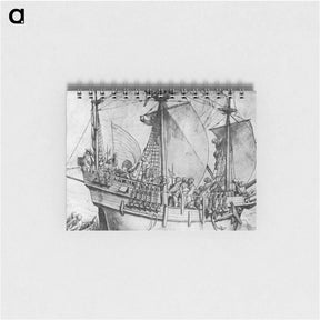 アートメモ帳-Outgoing ship - ハンス ホルバイン Memo.