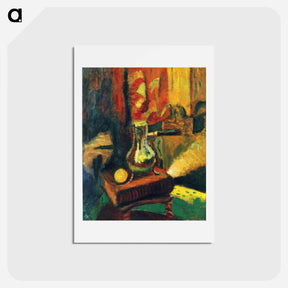 アートポストカード-Still Life with Chocolate Pot - アンリ マティス Postcard.