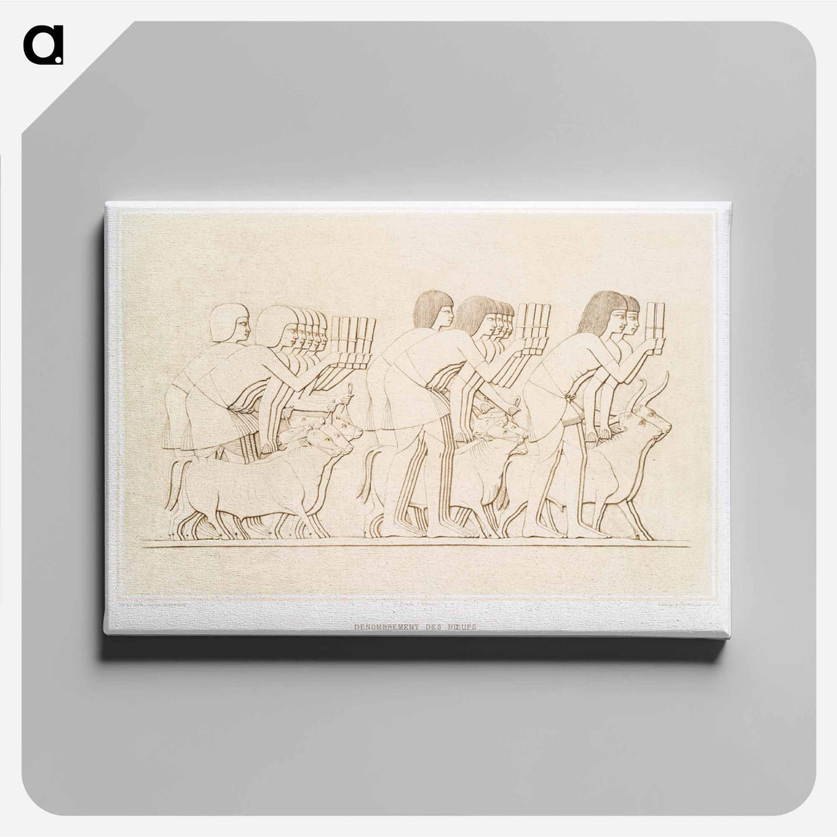 アートパネル-Cattle Count
 - エジプト美術史 Canvas.