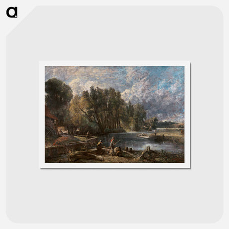 アートポストカード-Stratford Mill
 - ジョン コンスタブル Postcard.