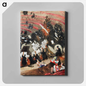 アートパネル-Rehearsal of the Pasdeloup Orchestra at the Cirque d’Hiver - ジョン シンガー サージェント Canvas.