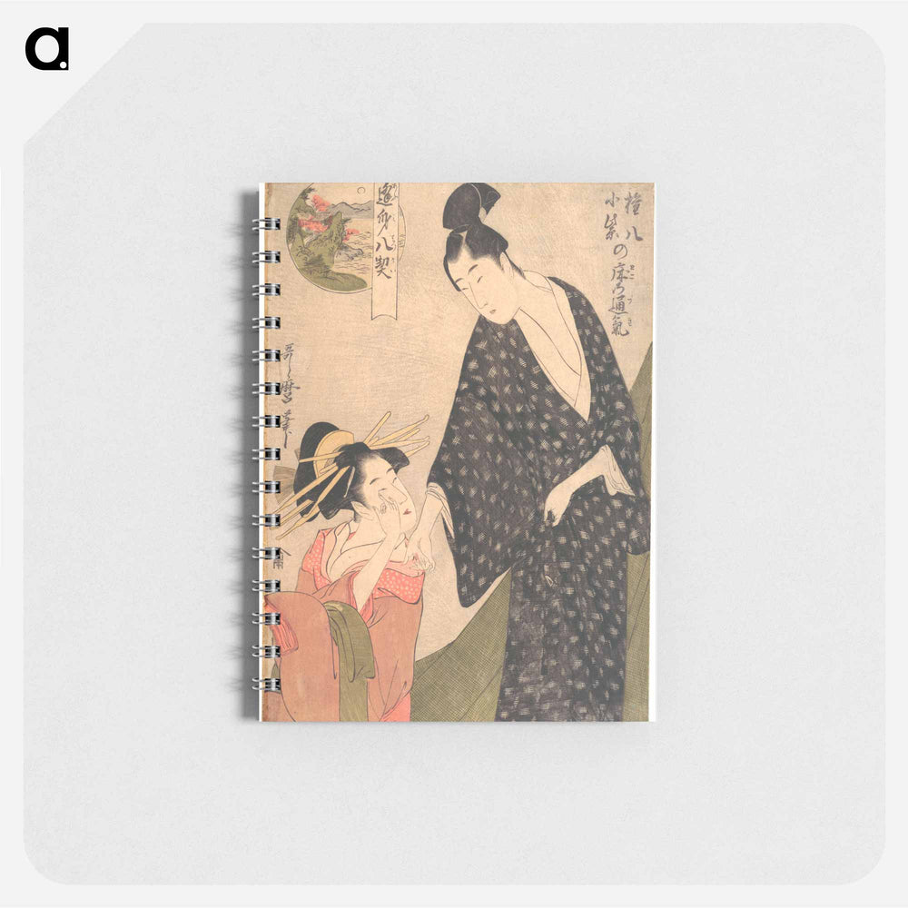 Shared Feelings in the Bedchamber of Komurasaki and Gompachi - 喜多川 歌麿 Memo.