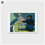 アートポストカード-The Boating Party - メアリー カサット Postcard.