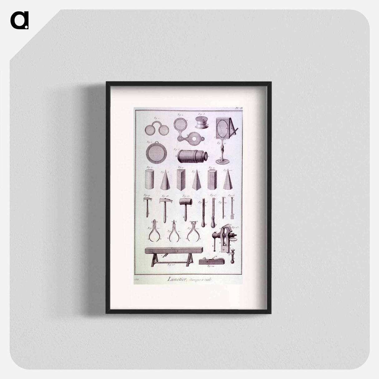 アートポスター-Lunetier, Ouvrages et Outils
 - 国立医学図書館 Poster.
