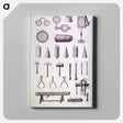アートパネル-Lunetier, Ouvrages et Outils
 - 国立医学図書館 Canvas.