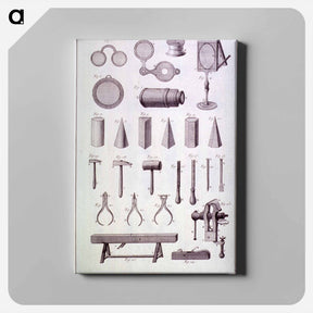 アートパネル-Lunetier, Ouvrages et Outils
 - 国立医学図書館 Canvas.