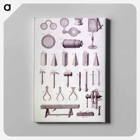 アートパネル-Lunetier, Ouvrages et Outils
 - 国立医学図書館 Canvas.