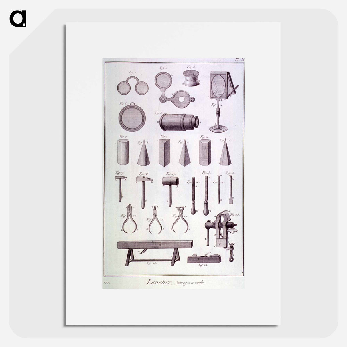 アートポスター-Lunetier, Ouvrages et Outils
 - 国立医学図書館 Poster.