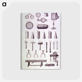 アートポストカード-Lunetier, Ouvrages et Outils
 - 国立医学図書館 Postcard.