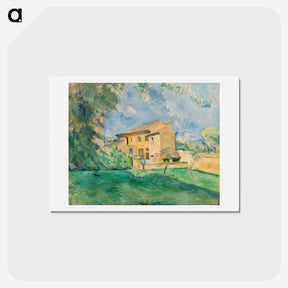 アートポストカード-The Farm at the Jas de Bouffan - ポール セザンヌ Postcard.
