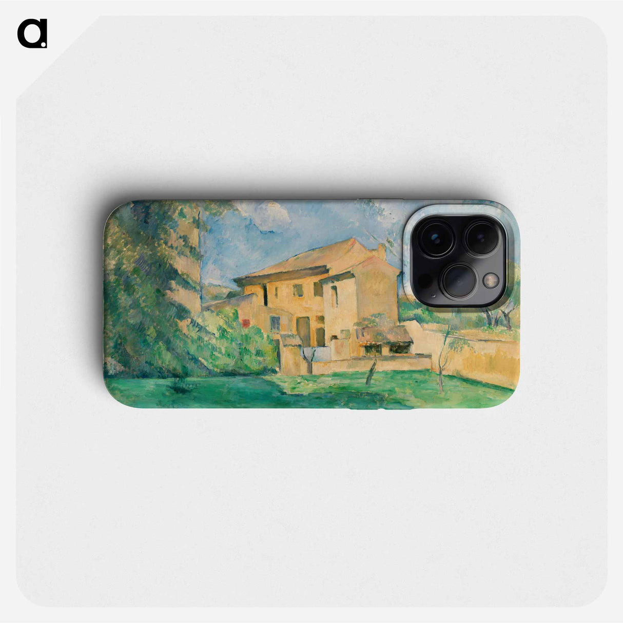 The Farm at the Jas de Bouffan - Paul Cezanne Phone Case.