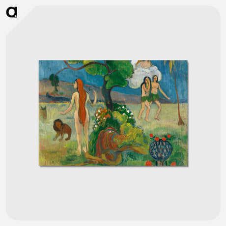 アートポストカード-Paradise Lost - ポール ゴーギャン Postcard.