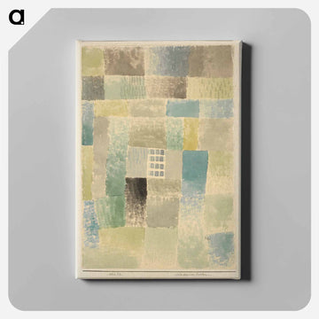 First house in a settlement
 - パウル クレー Canvas.