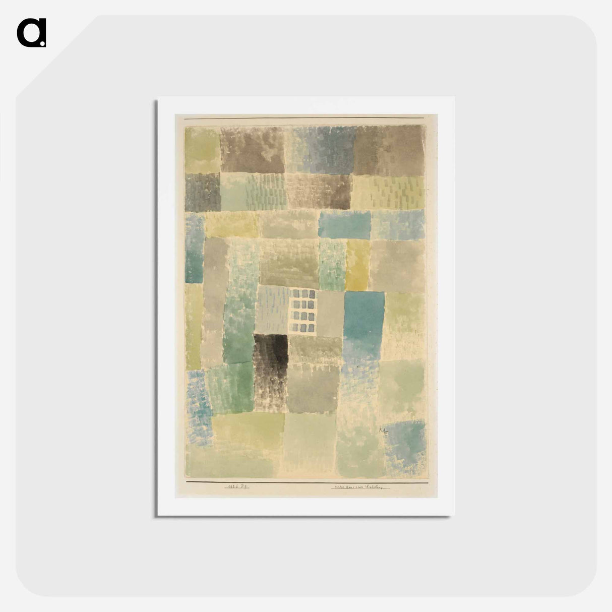 First house in a settlement
 - パウル クレー Postcard.