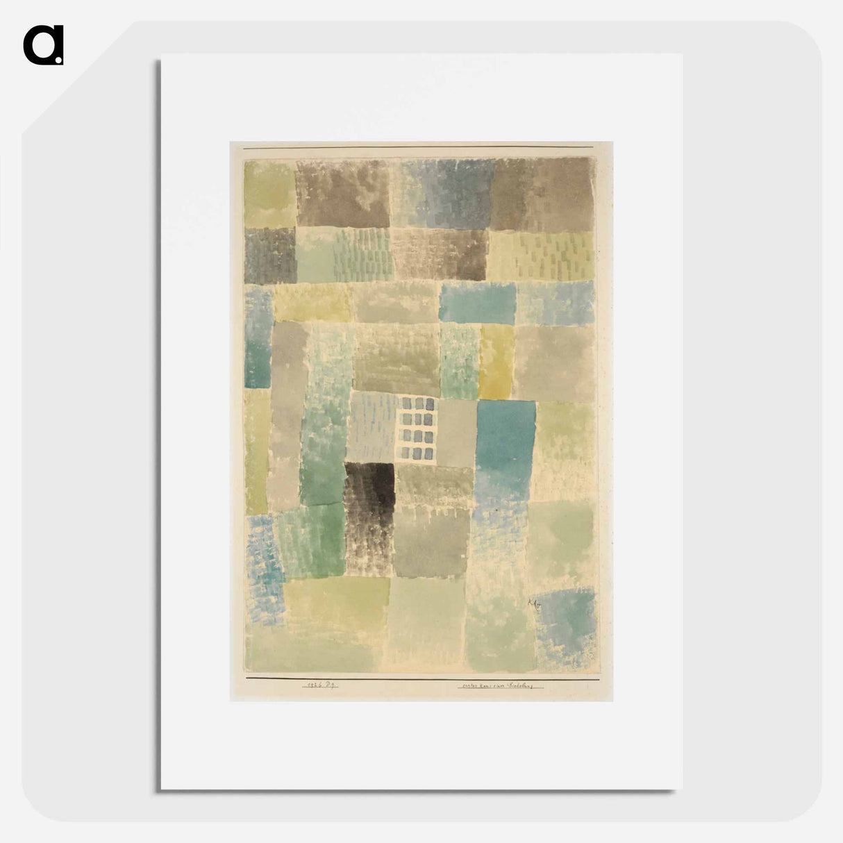 First house in a settlement
 - パウル クレー Poster.