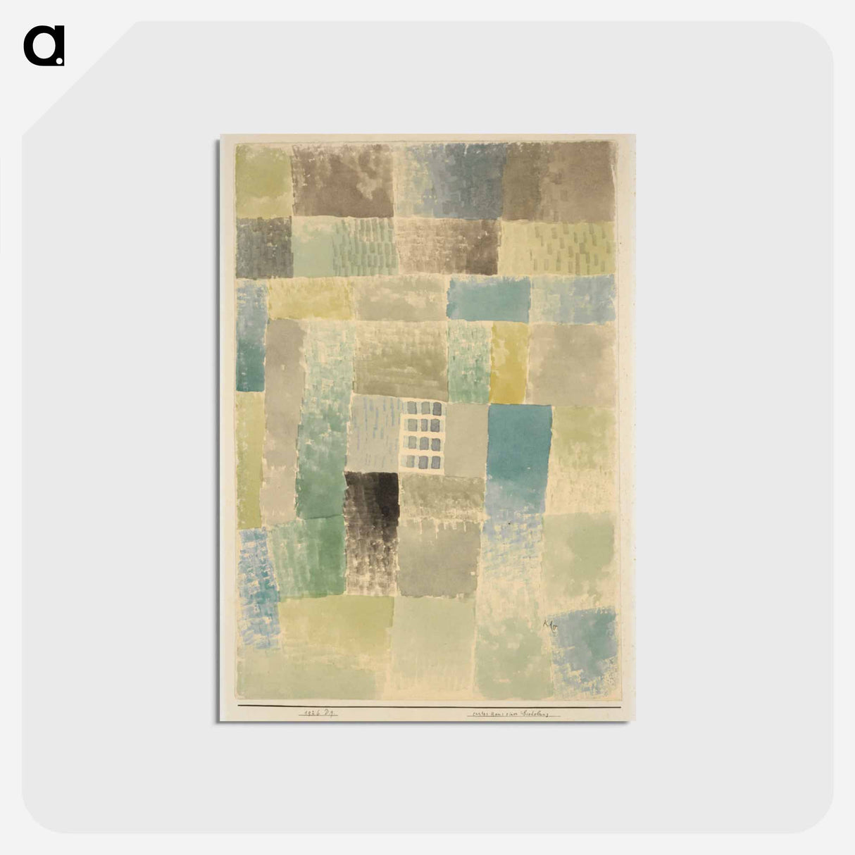 First house in a settlement
 - パウル クレー Postcard.