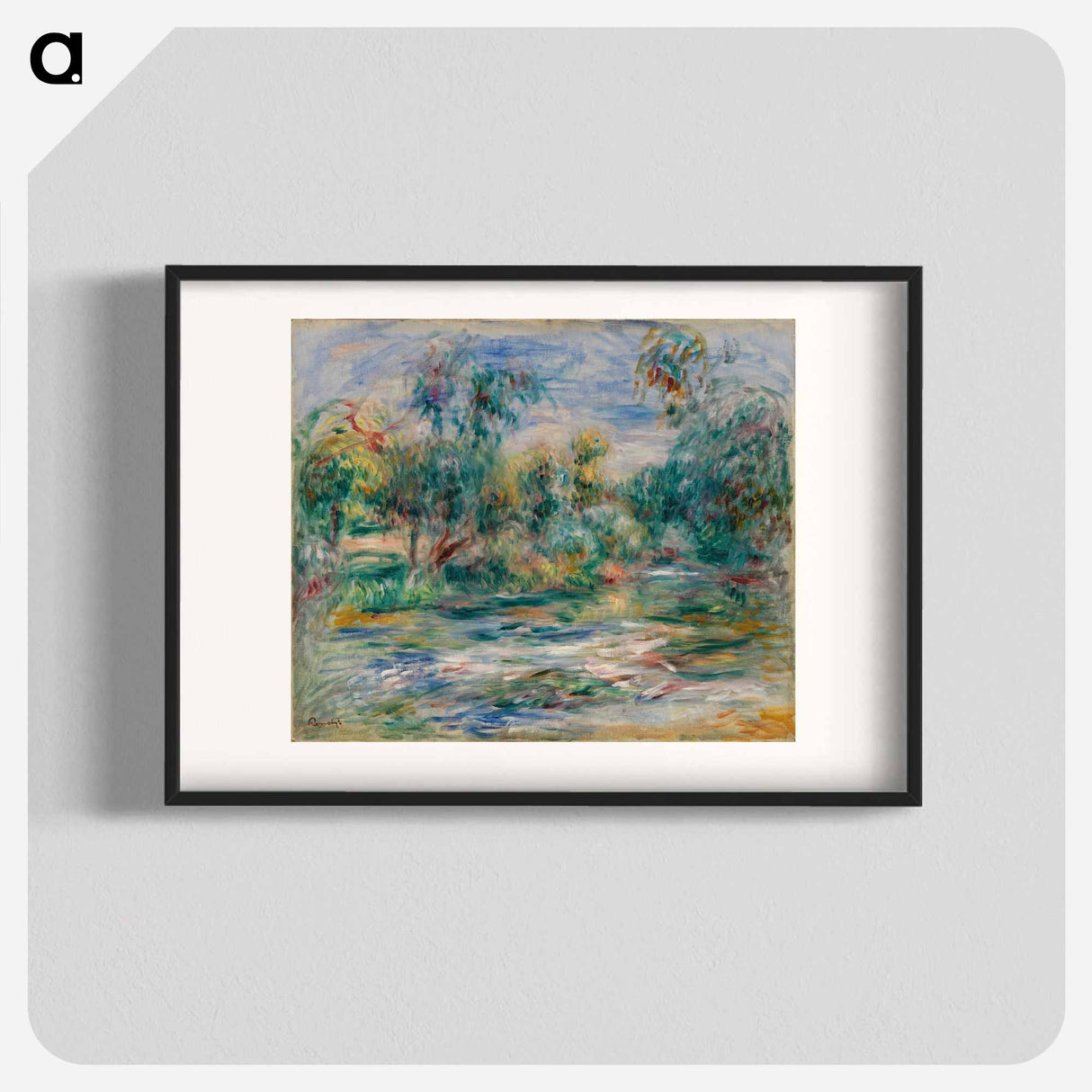 Landscape - Pierre Auguste Renoir Poster.