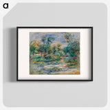 Landscape - Pierre Auguste Renoir Poster.