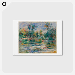 アートポストカード-Landscape - ピエール オーギュスト ルノワール Postcard.