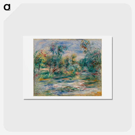 アートポストカード-Landscape - ピエール オーギュスト ルノワール Postcard.