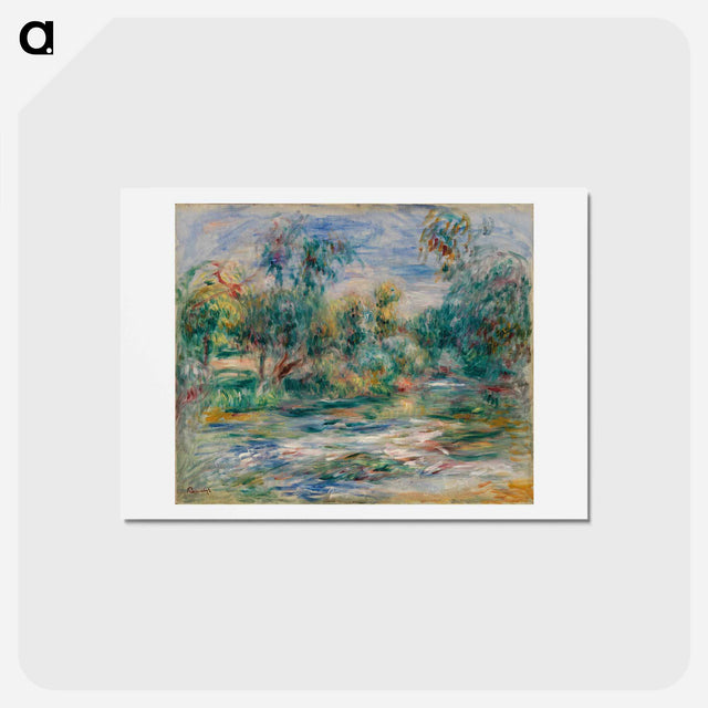 アートポストカード-Landscape - ピエール オーギュスト ルノワール Postcard.