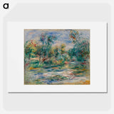 Landscape - Pierre Auguste Renoir Poster.