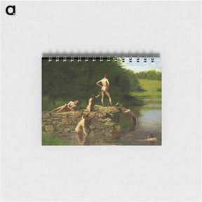 アートメモ帳-The Swimming Hole - トーマス エイキンズ Memo.