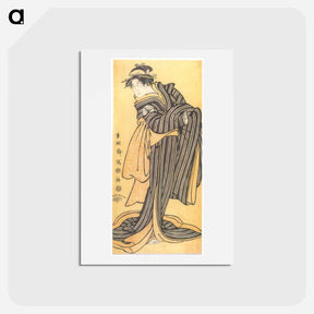 アートポストカード-Iwai Hanshirō IV as O-Han of the Shinanoya - 東洲斎 写楽 Postcard.