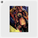 アートポストカード-Dynamism of a Human Body - ウンベルト ボッチョーニ  Postcard.