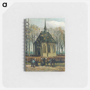 アートメモ帳-Congregation Leaving the Reformed Church in Nuenen - フィンセント ファン ゴッホ Memo.