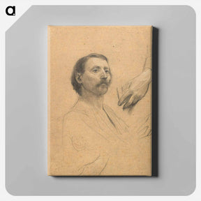 アートパネル-Head and Hand Study for a Portrait of a Gentleman
 - ウィーン博物館 Canvas.