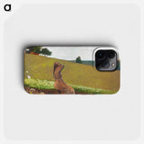 The Green Hill - Winslow Homer Phone Case.