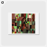 アートポストカード-Red and Green Architecture
 - イェール大学アートギャラリー Postcard.