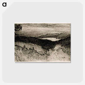 アートポストカード-Landscape from tavastia - アルバート エーデルフェルト Postcard.